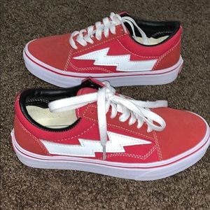 Revenge X Storm low top red shoes